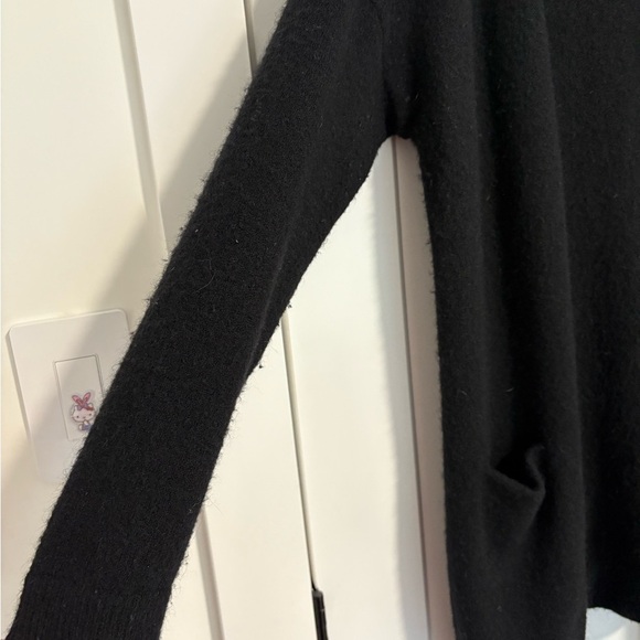 Wilfrid Free Cozy Black Open-Front Sweater Size Large - Picture 4 of 11